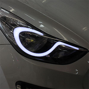 [ Elantra 2010~ (Avante MD) auto parts ] Audi Style luminous Eye Line  Made in Korea